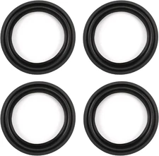 5 Inch Speaker Rubber Edge Surround Rings Replacement Parts 4Pcs