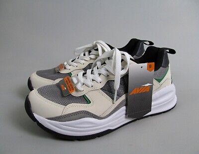 Avia Retro Walker Mens 9 Walking Athletic Shoes Breathable Mesh Leather New NWT