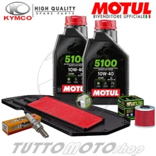 Tagliando KYMCO Downtown 350 i Tcs 2019 2020 2021 / MOTUL 10w40 FILTRI CANDELA