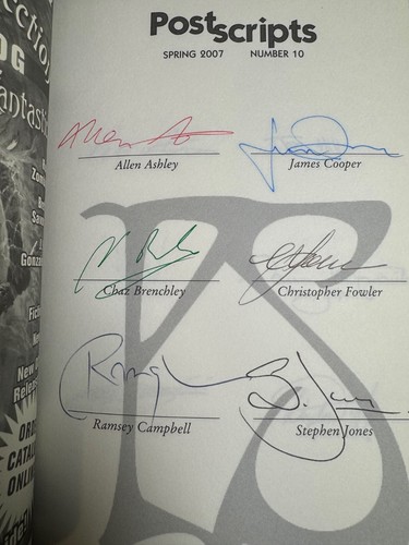 Postscripts STEPHEN KING & 30+ MORE SIGNED Mint Limited Hardback 1/300 - Picture 4 of 8
