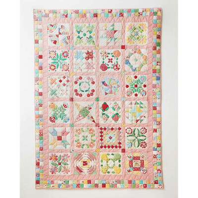 The VINTAGE FLOWER SAMPLER Quilt Book ~ Patchwork and Applique