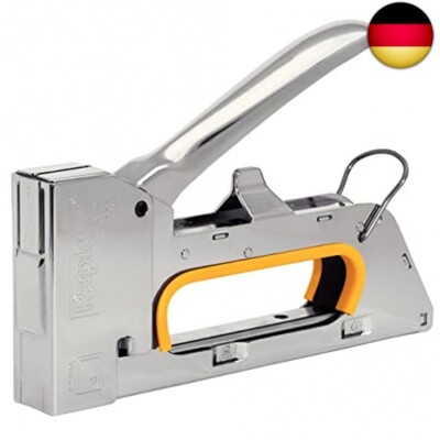Rapid Handtacker R23, Tacker für Holz und Leinwand, Kompakt, Komplett aus 