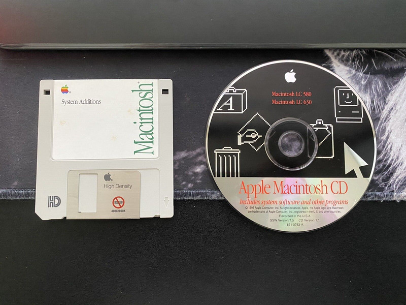 Apple Macintosh 7.5 Operating System For LC 580 LC 630 & System Additions Floppy