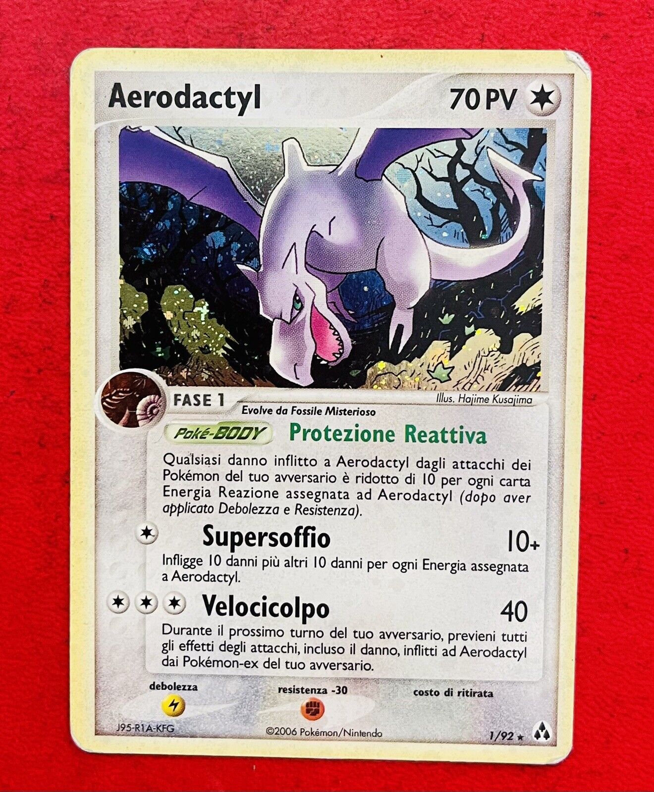 aerodactyl carta Pokemon - Collezionismo In vendita a Bergamo