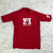 Body Glove Youth Size 10 Red Short Sleeve Rash Guard Top Sun Protection. G6