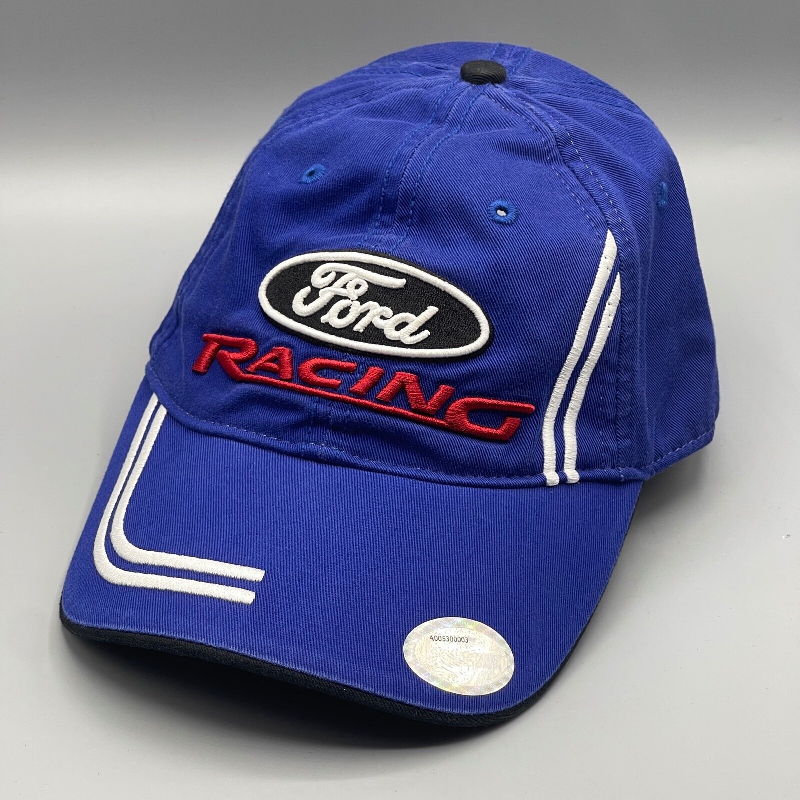 NASCAR Baseball Cap Men’s Ford Racing Strapback Motor Adjustable Blue