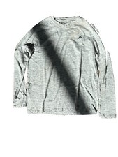 Aeropostale Men's XXL A87 black/white Chambray style LS t shirt