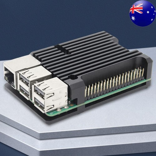 Metal Shell with Silicone Thermal Pads Open Case Design for RPI Raspberry Pi 4B