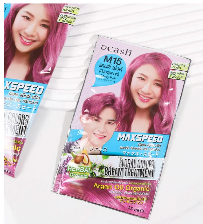 2 x Tratamiento Crema Colores Florales Dcash Max Speed 70 ml # M15 Rosa Caramelo Foto 3 de 3