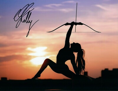 Orissa Kelly Signed 8x10 Photo #186 Archery Contortionist Britain's Got Talent 
