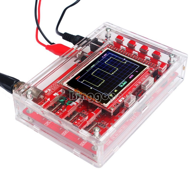 Clear Acrylic Case Cover Box Shell Per DSO138 2.4'' TFT Digital Oscilloscope DIY