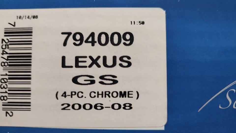 Deflector de bajo perfil Ventshade 794009 Auto Ventshade 4 piezas. Lexus GS300 GS350 Foto 4 de 4