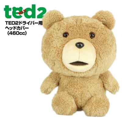 TED2 Teddy Bear Driver Head Cover 460cc Plush Golf Japan H-308