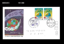 Space,Satellite,Radio,Antenna,Communication,Korea 1982 FDC,Cover