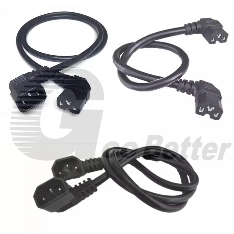 1m Power Extension Cable IEC Male to Female Kettle Lead Adapter Cable 2.5mm 4mm² - Image 2 of 4