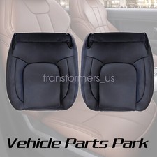 Driver Passenger Bottom Seat Cover For 2004 2005 Dodge Ram 1500 2500 3500 Black