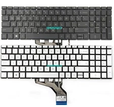 New for HP Pavilion 15-cs 15-da 15-db 15-dw 17-by 17-ca Keyboard Backlit US