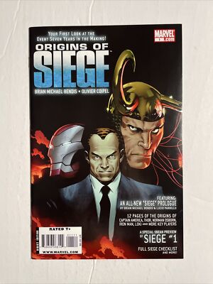 Origins Of Siege #1 (2010) 9.4 NM Marvel High Grade Comic Book Loki Cover