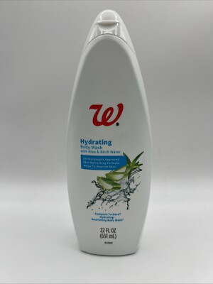 Walgreens Hydrating Body Wash Aloe & Birch Water, 22.0 fl oz 1 Pack