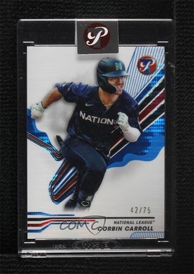 2024 Pristine All-Star Game Blue Pulsar Refractor 42/75 Corbin Carroll #280 14ic
