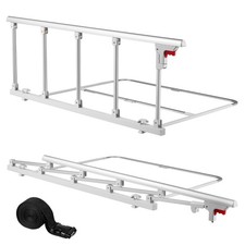 VEVOR 48 in Foldable Bed Rail for Elderly with Fixing Strap Adjustable Height