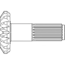 CE18776 New Drive Gear Pinion Shaft Fits John Deere 9660STS 9670STS 9760STS +