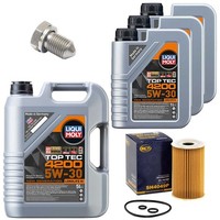 MotoröL Filter Set Top Tec 4200 5W-30 8 Liter + Schraube FüR VW Transporter VI