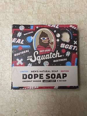 Dr. Squatch Dope Soap Limited Edition Rare Getting Harder To Find 1 Bar