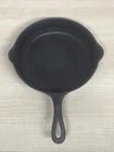Griswold Cast Iron Skillet, #6, 9-in Vintage Erie, PA USA Large Logo 699 B Flat