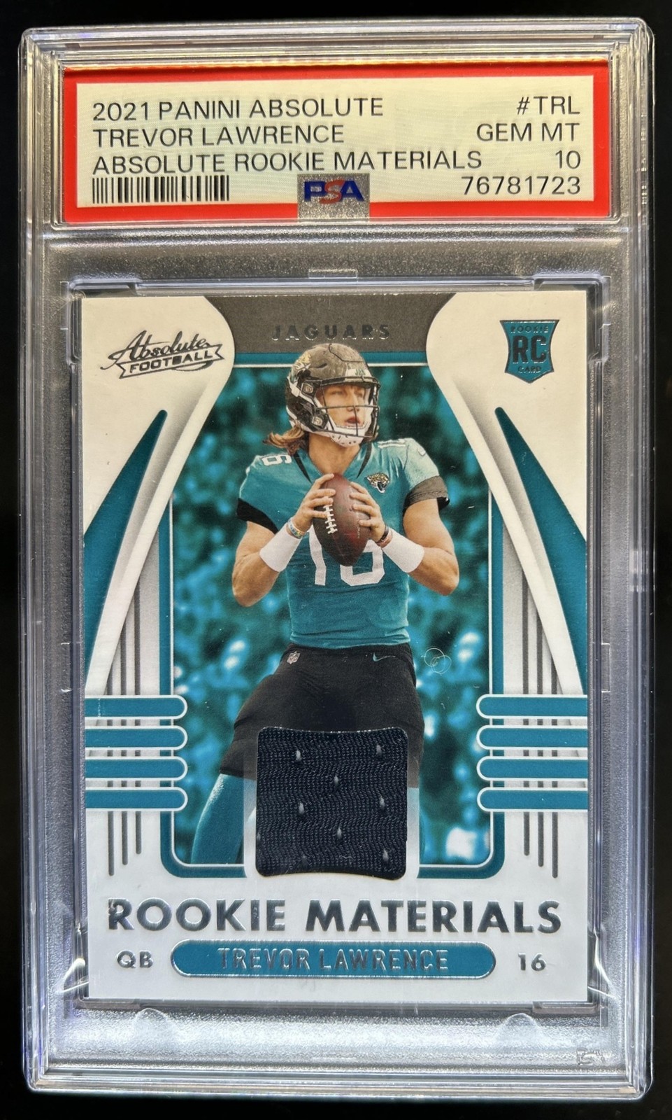 Trevor Lawrence Panini Absolute Absolute Rookie Materials #TRL Base