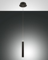 LED HäNgelampe Esszimmer Schwarz Ø3,8 Cm 3000 K 720 Lm Rund Pendelleuchte KüChe