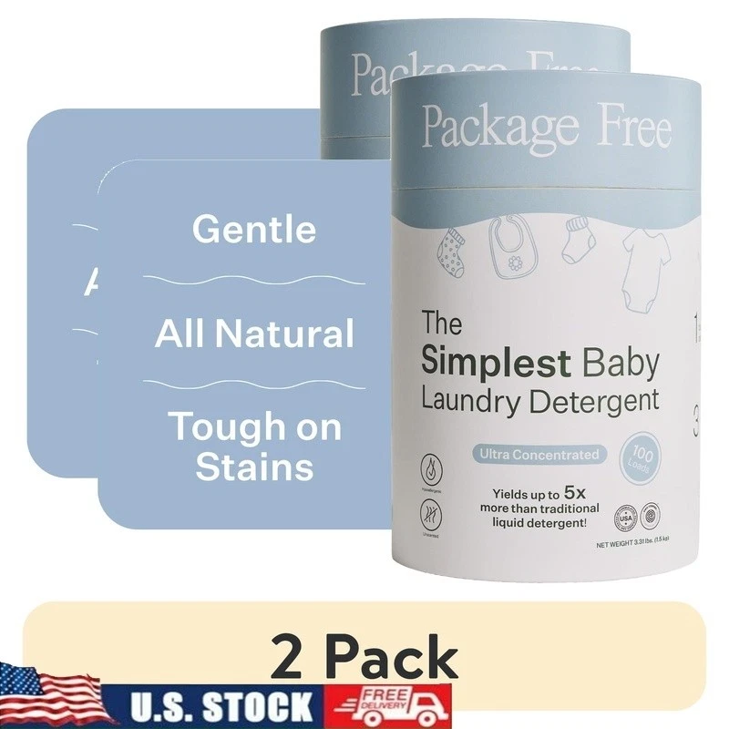 Gentle Baby Laundry Detergent Powder Hypoallergenic Safe Stain Removal 140 Loads
Opens in a new wind