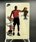 RARE 1992 Nike Michael Jordan "Hare Jordan" Looney Tunes Acetate Nike Promo Card