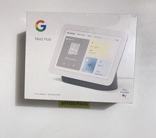 NEW Google Nest Hub 2nd Gen 7" Smart Display Charcoal GA01892-US