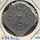 Colorado, Victor Eddy & Post Cigars Magazines Good 10¢ Trade Alum Token 185711