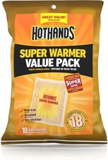HotHands Body  Hand Super Warmers - Long Lasting 10 Individual Warmers, Tan