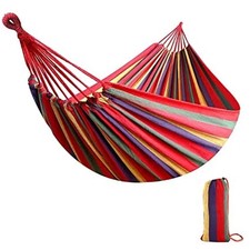 Camping Hammock 1 Person Outdoor Garden Portable Double Swing Hanging Bed