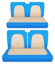 Fits 1958 Ford Fairlane 500 2door convertible Front and Rear bench seat covers