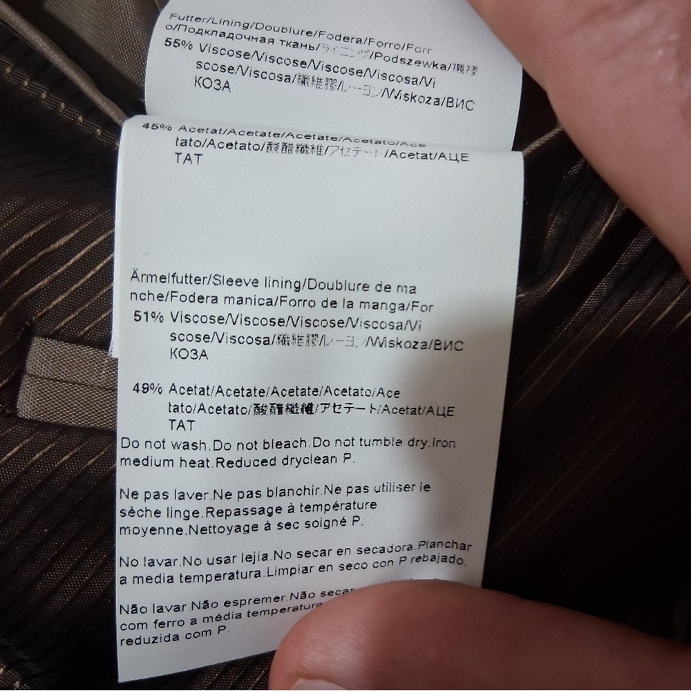 SALE EUC BOSS HUGO BOSS The James 2 Black Suit/Sport Coat Sz. 40R thumbnail 16