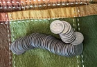 1965-1967 Roosevelt Dime Roll - One full roll - 50 circulated coins