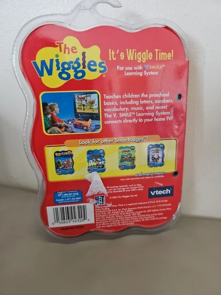 New Sealed [VTech V.Smile] The Wiggles It's Wiggle Time Smartridge set  - Image 4 of 4