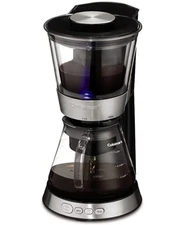 Cuisinart DCB-10P1 Cold Brew Coffeemaker 7-Cup Glass Carafe Silver/Black