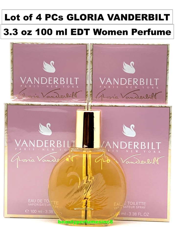 Lote de 4 piezas - Perfume mujer Gloria Vanderbilt 3,3 oz 3,4 oz 100 ml eau de toilette Foto 4 de 4