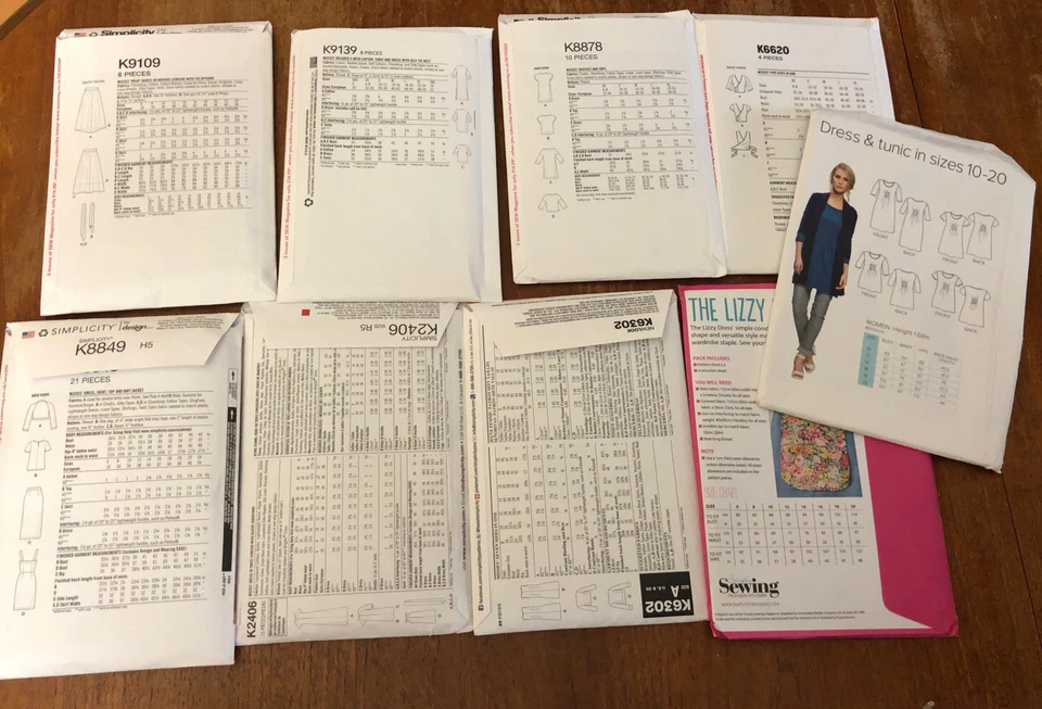 New Simplicity K9109, K8849, K2406, K9139, K8878 + New Look K6302, K6620 + More - Image 2 of 4