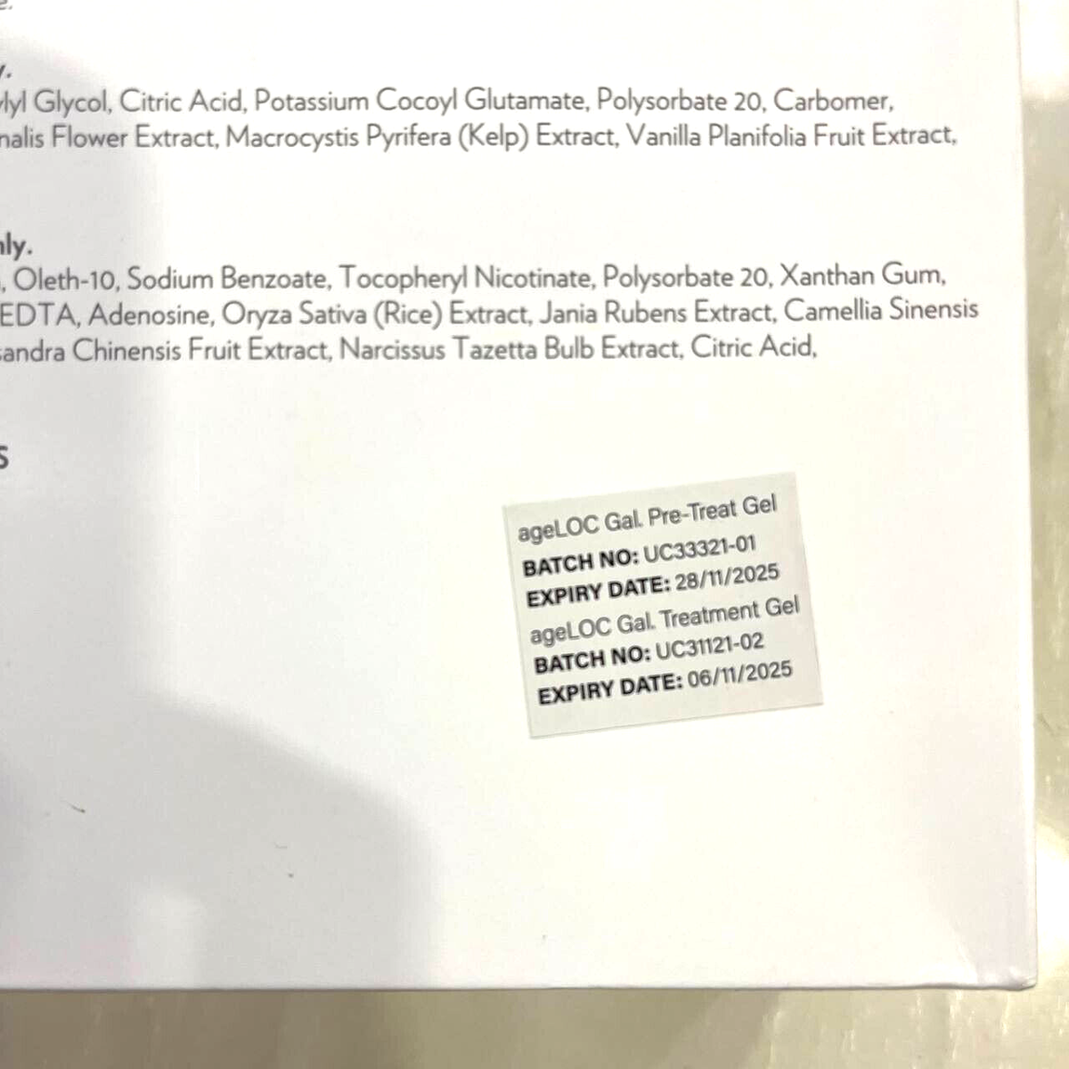 新品GALVANIC SPA FACIAL GELS 5個セット 10 PAIRS Nuskin NU Skin ageLOC Galvanic Spa Facial Gels NO