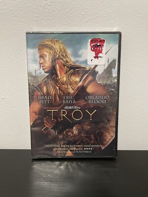 TROY DVD NEW SEALED Brad Pitt Greek Warrior Achilles Iliad War Movie 2004 