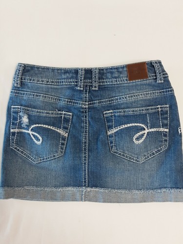 Justice Girl Mixed Lot (2) Skorts, Denim & Sequins & (1) Halter Shirt Size 8 - Picture 7 of 9