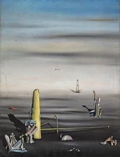YVES TANGUY Surrealism Art  Poster or Canvas Print "The Sun in It's Jewel Case"