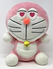 2016 Fujiko Doraemon Sakura Pink Plush w/ Heart Love Valentine Eyes