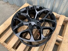 Snowflake Wheels 22x9 6x139.7 Gloss Black Fit 2000-2022 Gmc Sierra Yukon Denali
